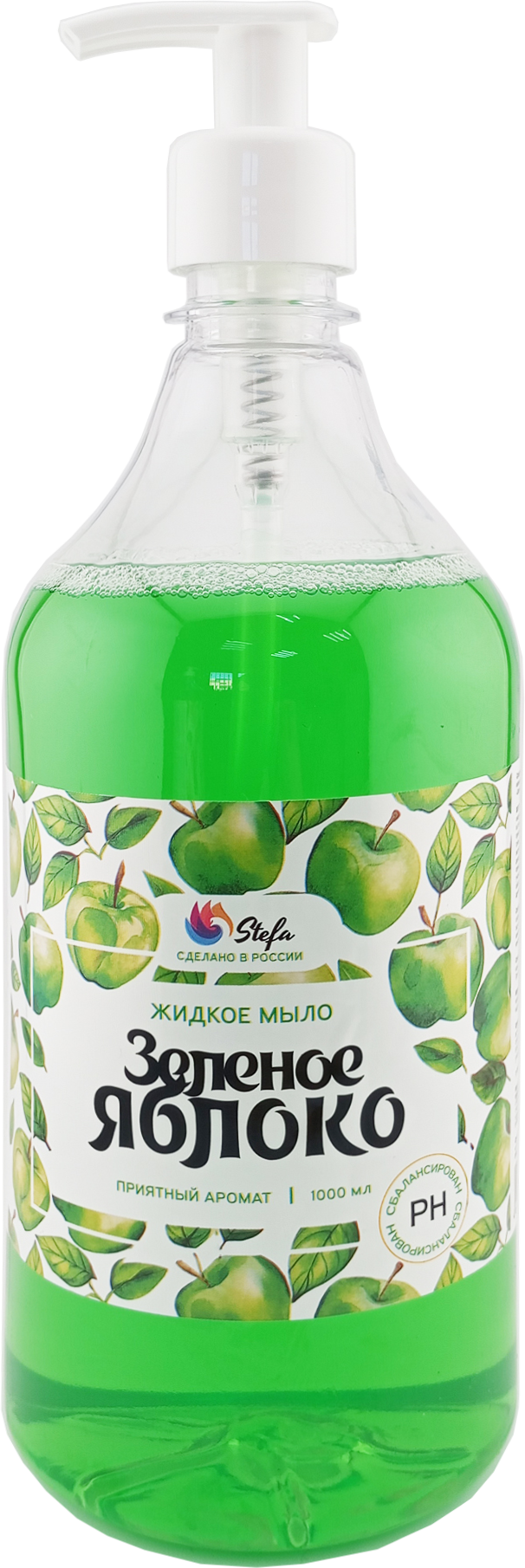 Жидкое мыло Зеленое яблоко 1000 мл